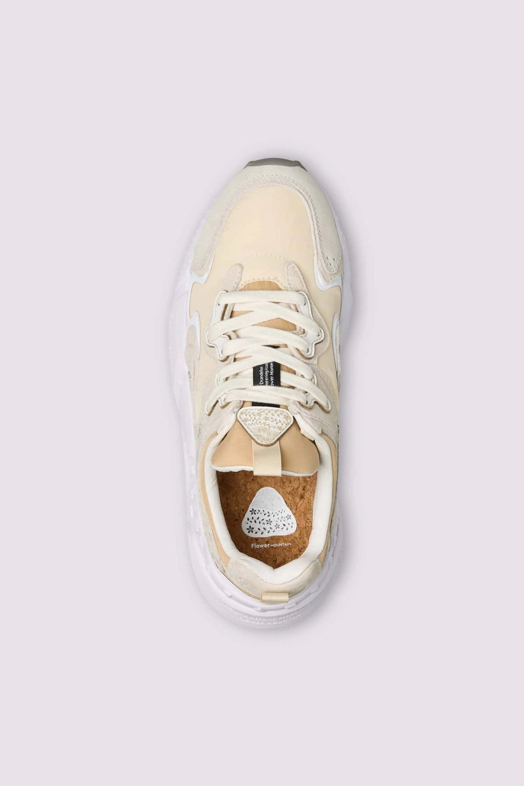 FLOWER MOUNTAIN Rulis UNI White: ホワイト スニーカー レディース