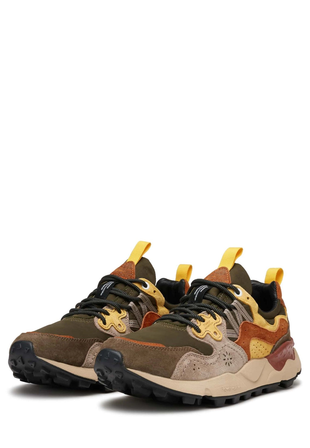 FLOWER MOUNTAIN Yamano 3 MAN Grey-yellow: szary sneakersy dla mężczyzn