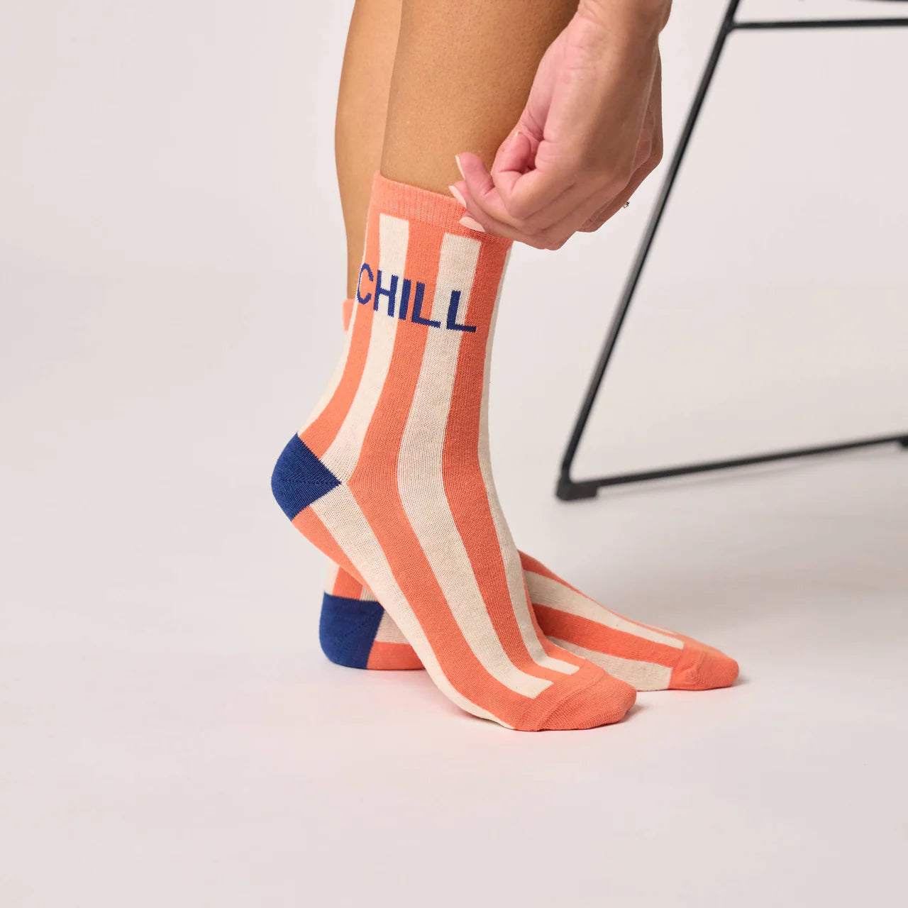 BILLYBELT Combed Chill: naranja socks for women