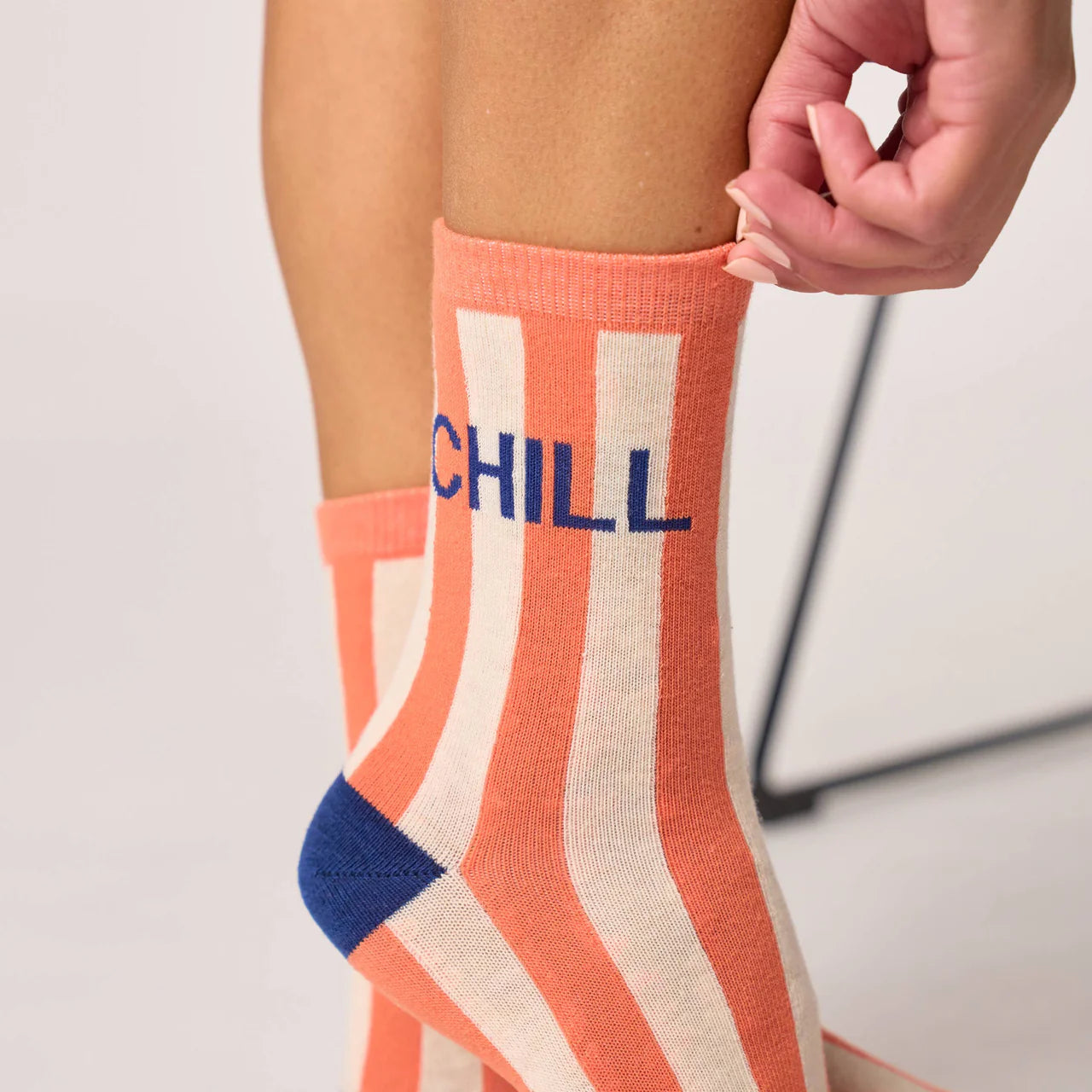 BILLYBELT Combed Chill: naranja socks for women