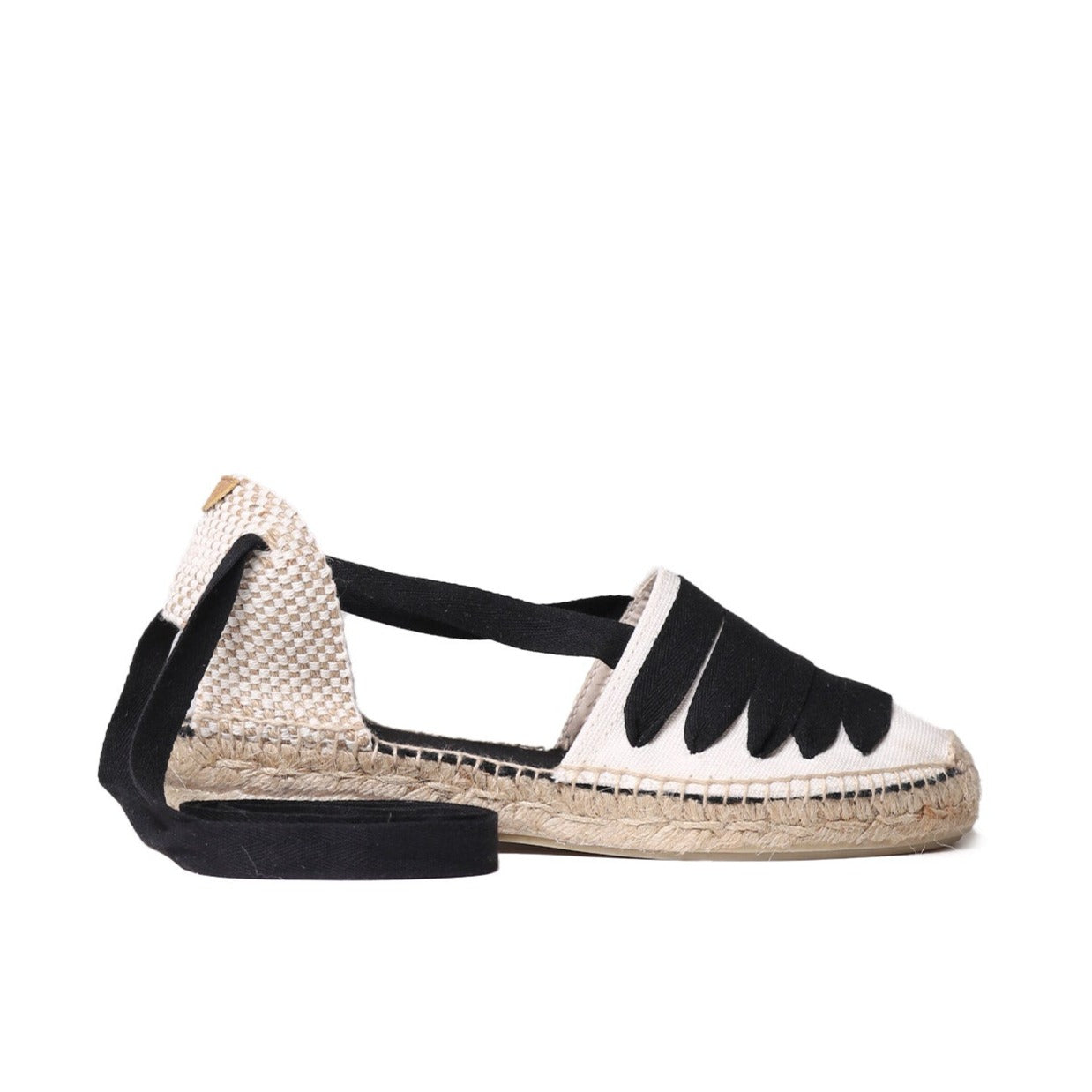 TONI PONS Gavet CU Negre: black espadrilles for women