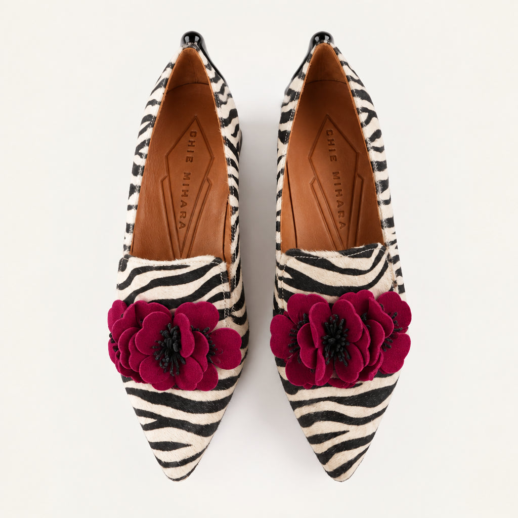 CHIE MIHARA | ZAPATOS DE VESTIR | MUJER | HADROS49 PINKIE ZEBRA | ANIMAL PRINT
