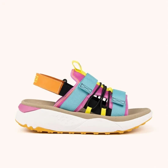 MUNICH Hayai 02 Multicolor: pink sandals for women