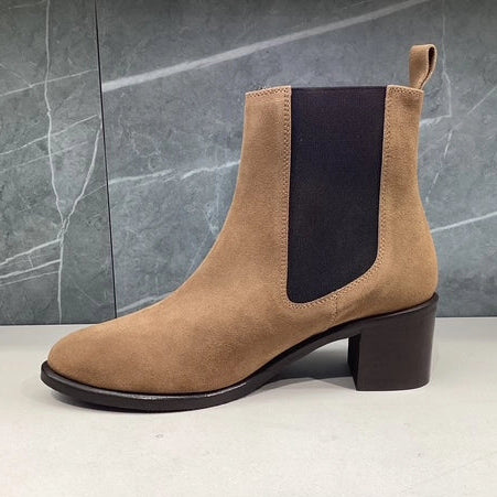 PEDRO MIRALLES Botines Velour Brandy: marron bottines pour femme