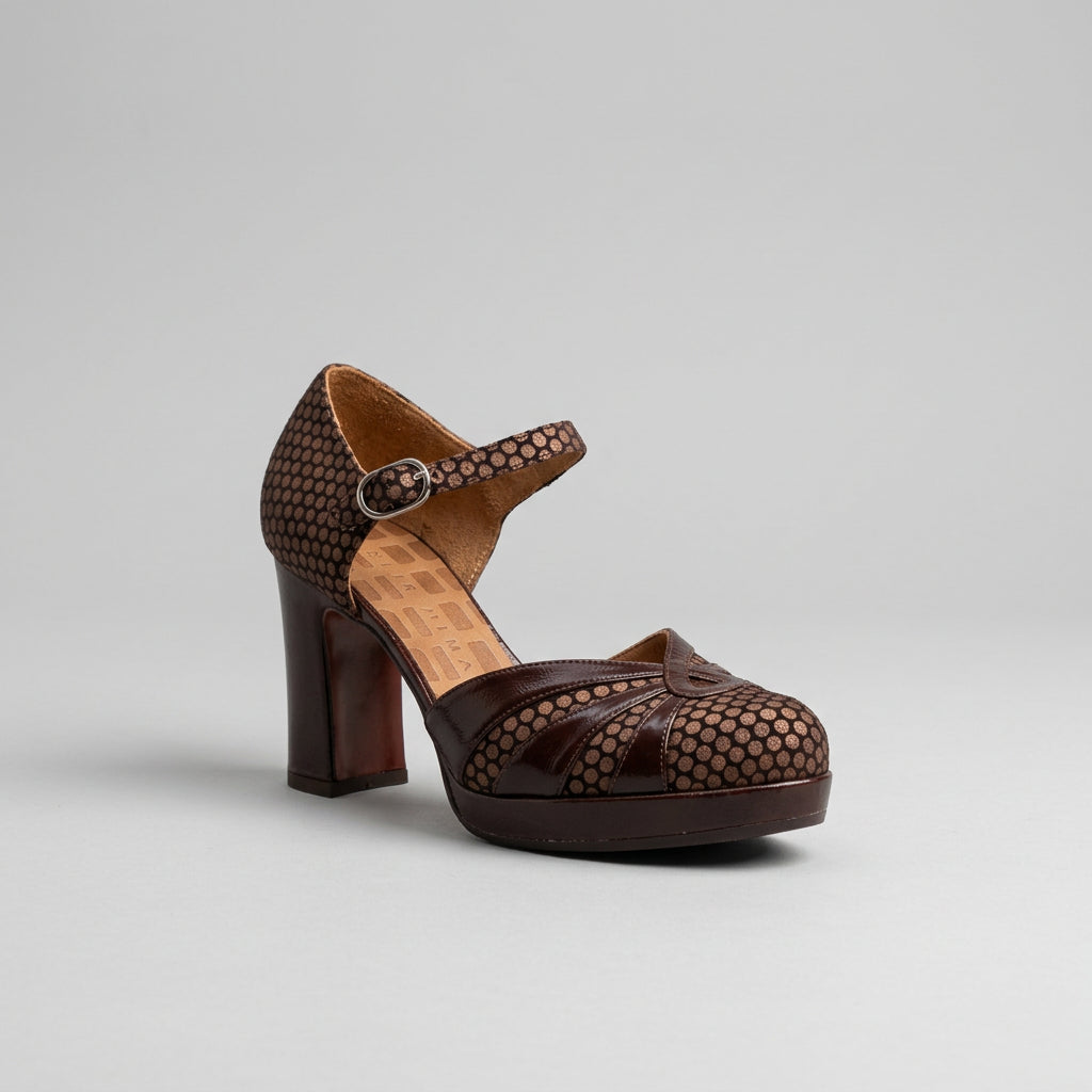 CHIE MIHARA | ZAPATOS DE VESTIR | MUJER | DEVI49 MOONY COBRE | MARRÓN