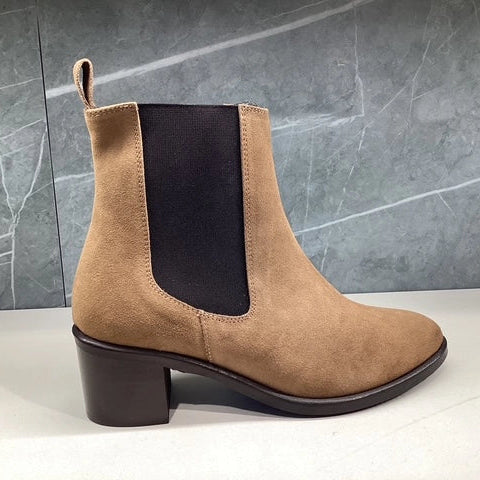 PEDRO MIRALLES Botines Velour Brandy: marron bottines pour femme