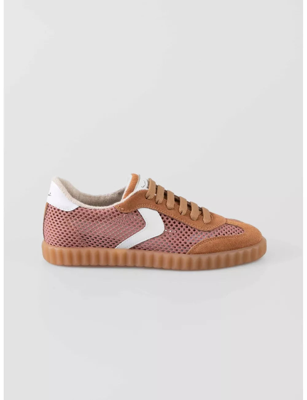 VOILE BLANCHE INES MESH: brown trainers for women