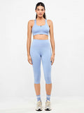 GISELA Legging AZUL Celeste: blau leggins für Damen