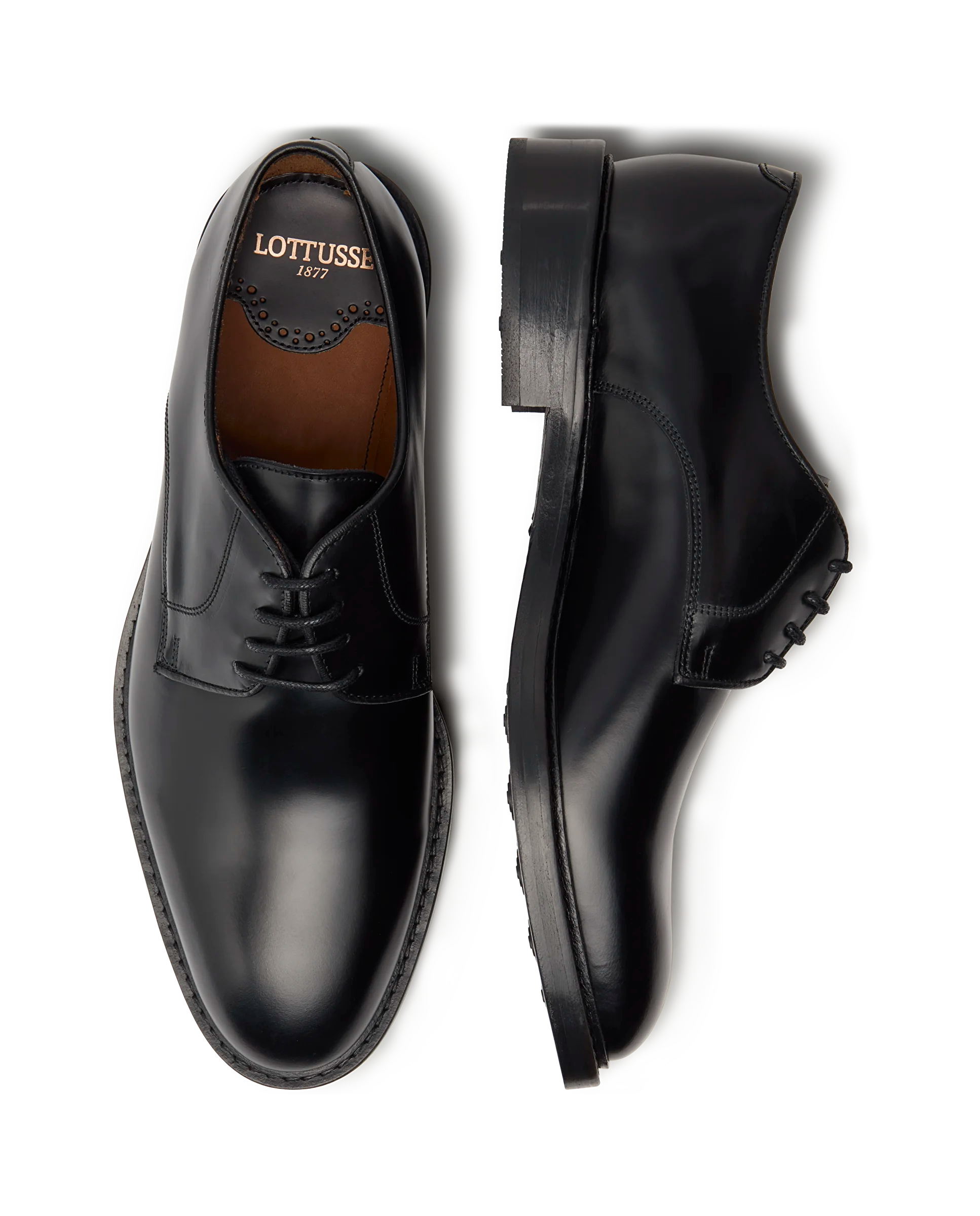 LOTTUSSE Harrys: black shoes for men
