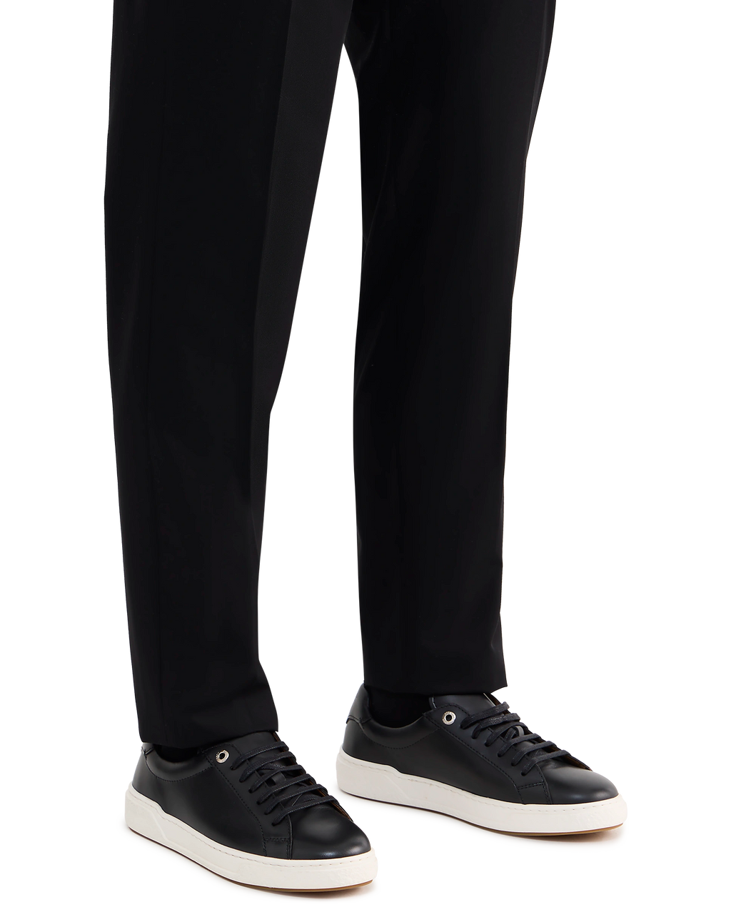LOTTUSSE Torino Negro: black trainers for men