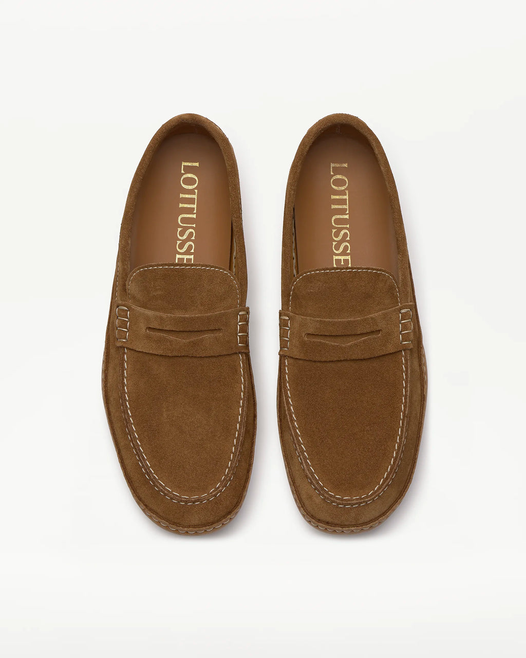 LOTTUSSE Sporting Legno: коричневий лофери для чоловіків