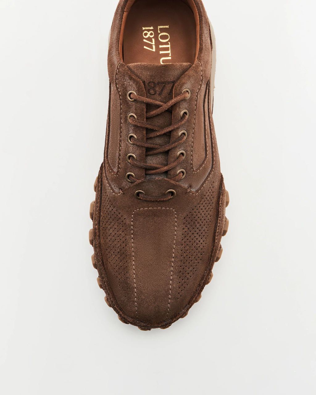 LOTTUSSE | SNEAKERS DE VESTIR | HOMBRE | NAUTA AVIATOR MOKA | MARRÓN