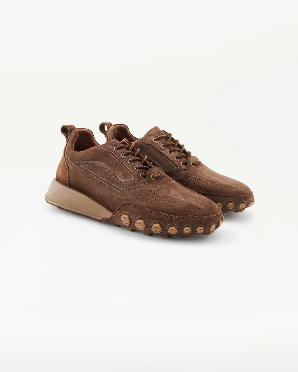 LOTTUSSE | SNEAKERS DE VESTIR | HOMBRE | NAUTA AVIATOR MOKA | MARRÓN