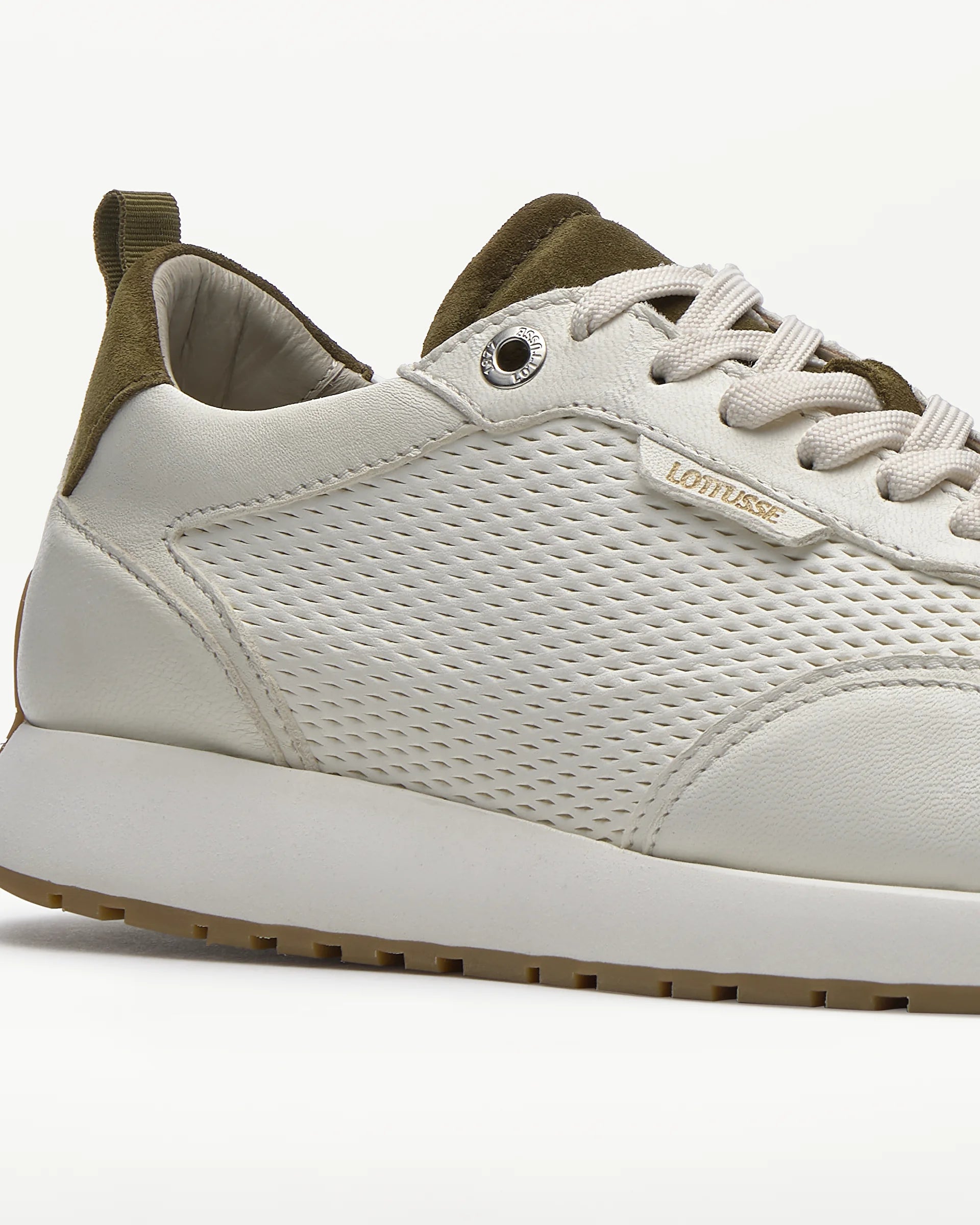 LOTTUSSE Denver Blanco ROTO: white trainers for men