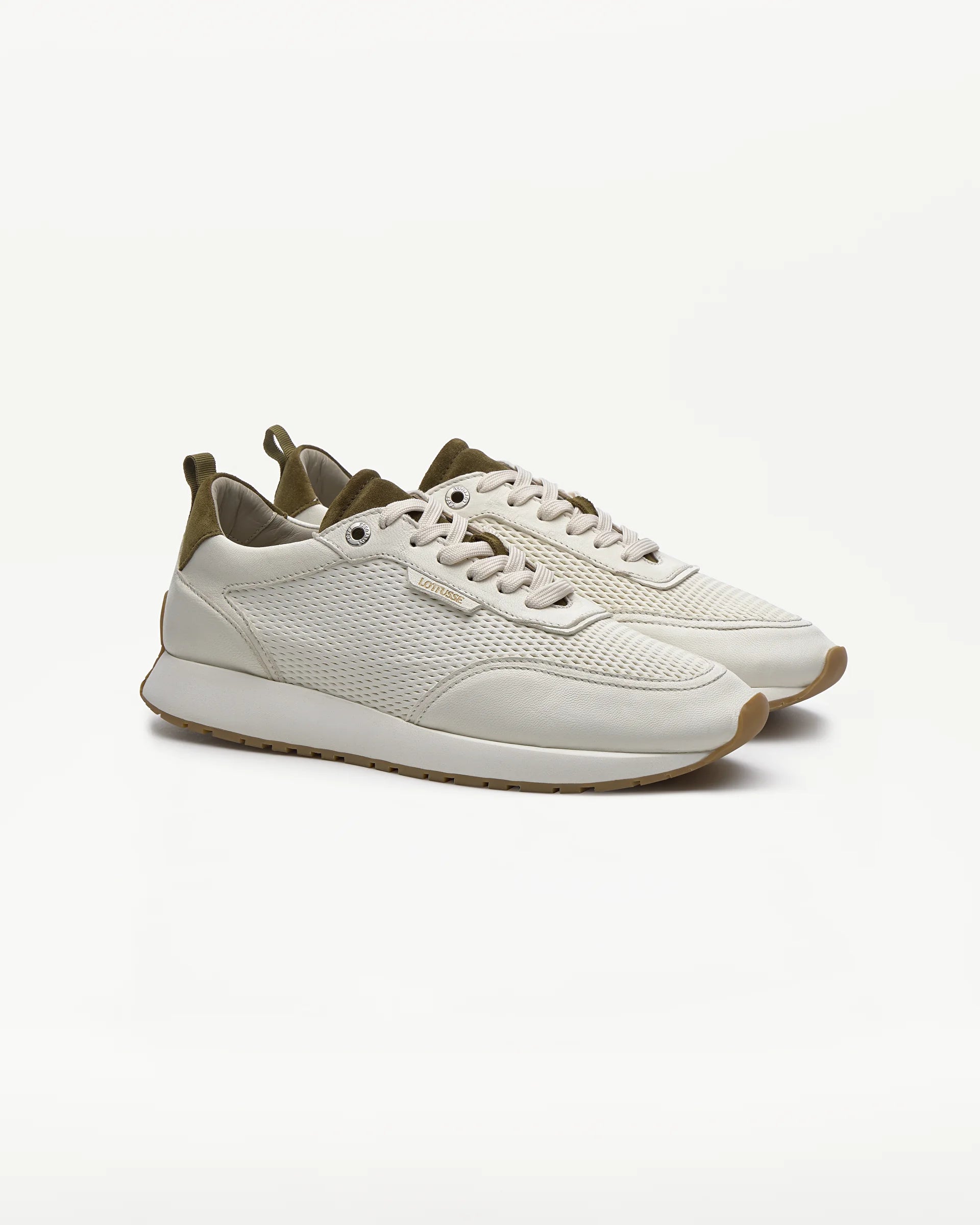LOTTUSSE Denver Blanco ROTO: white trainers for men