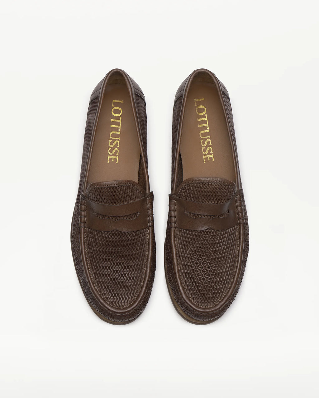 LOTTUSSE Lauren Cuero: brun loafers til mænd