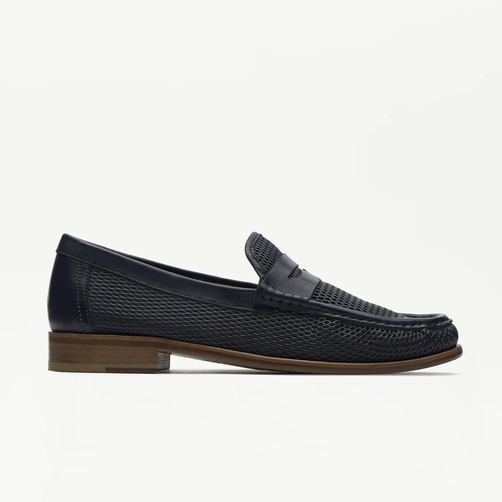 LOTTUSSE Lauren Marino: blue loafers for men
