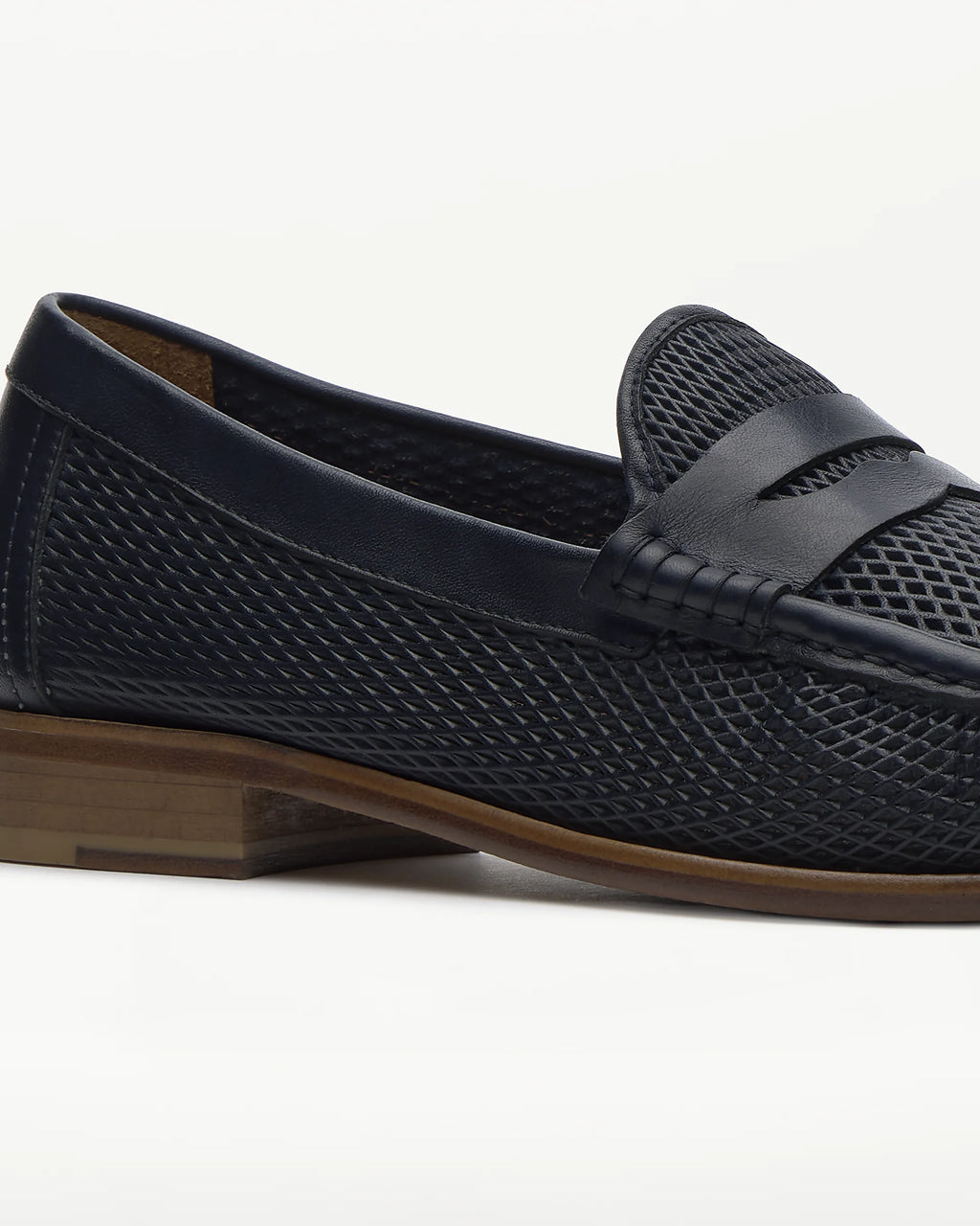 LOTTUSSE Lauren Marino: blue loafers for men