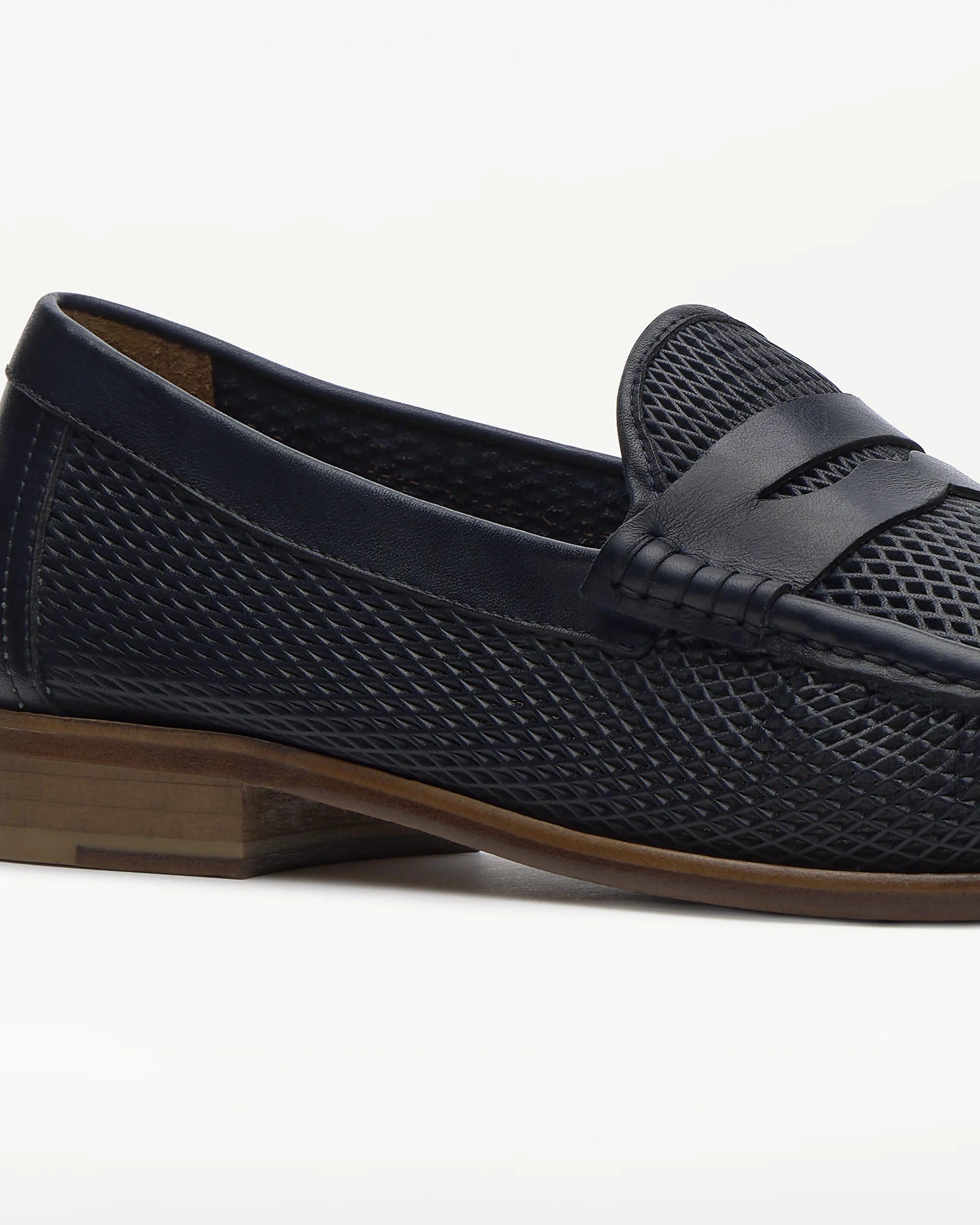 LOTTUSSE Lauren Marino: blue loafers for men