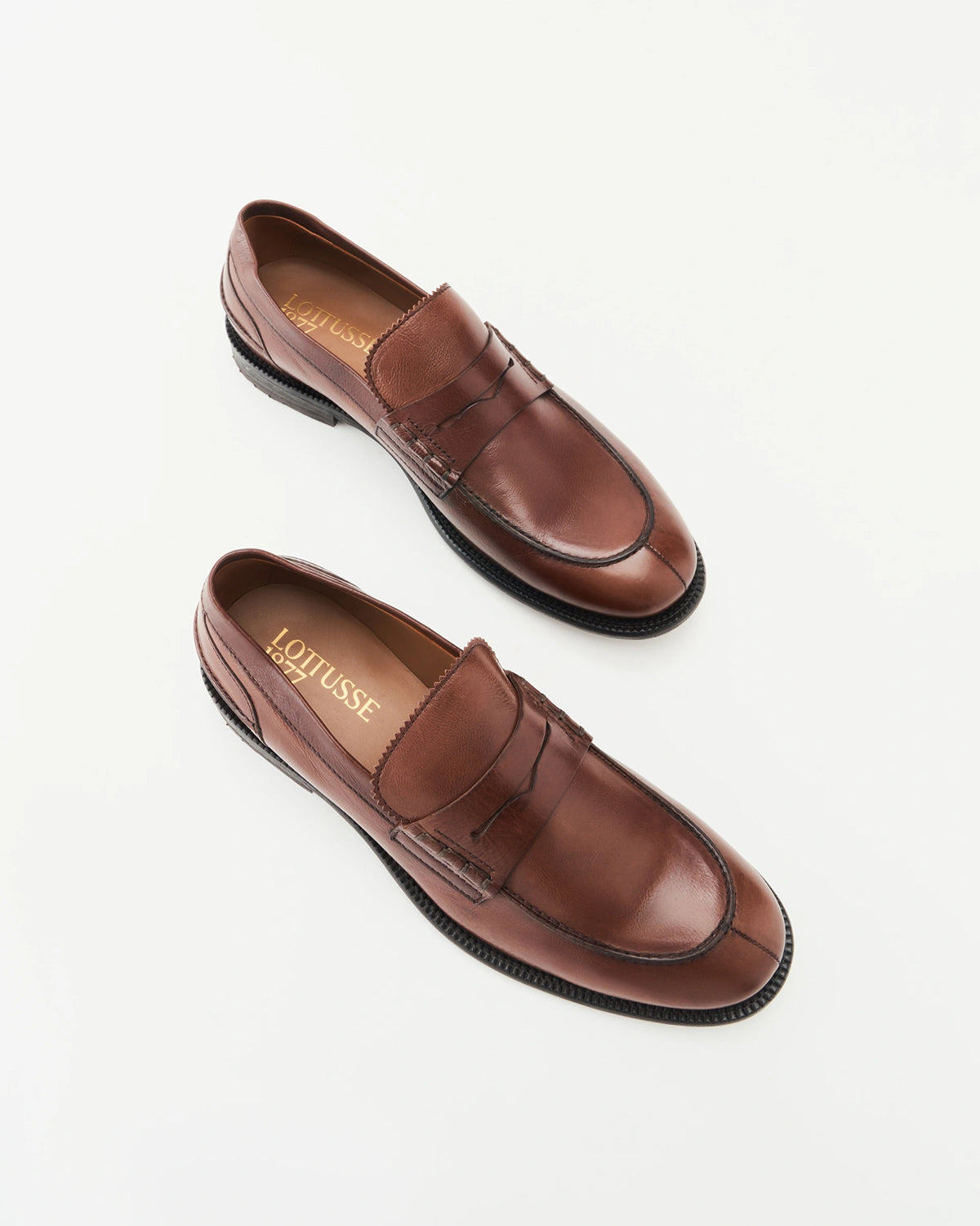 LOTTUSSE Lutton Corvara MOKA: bruin schoenen voor heren