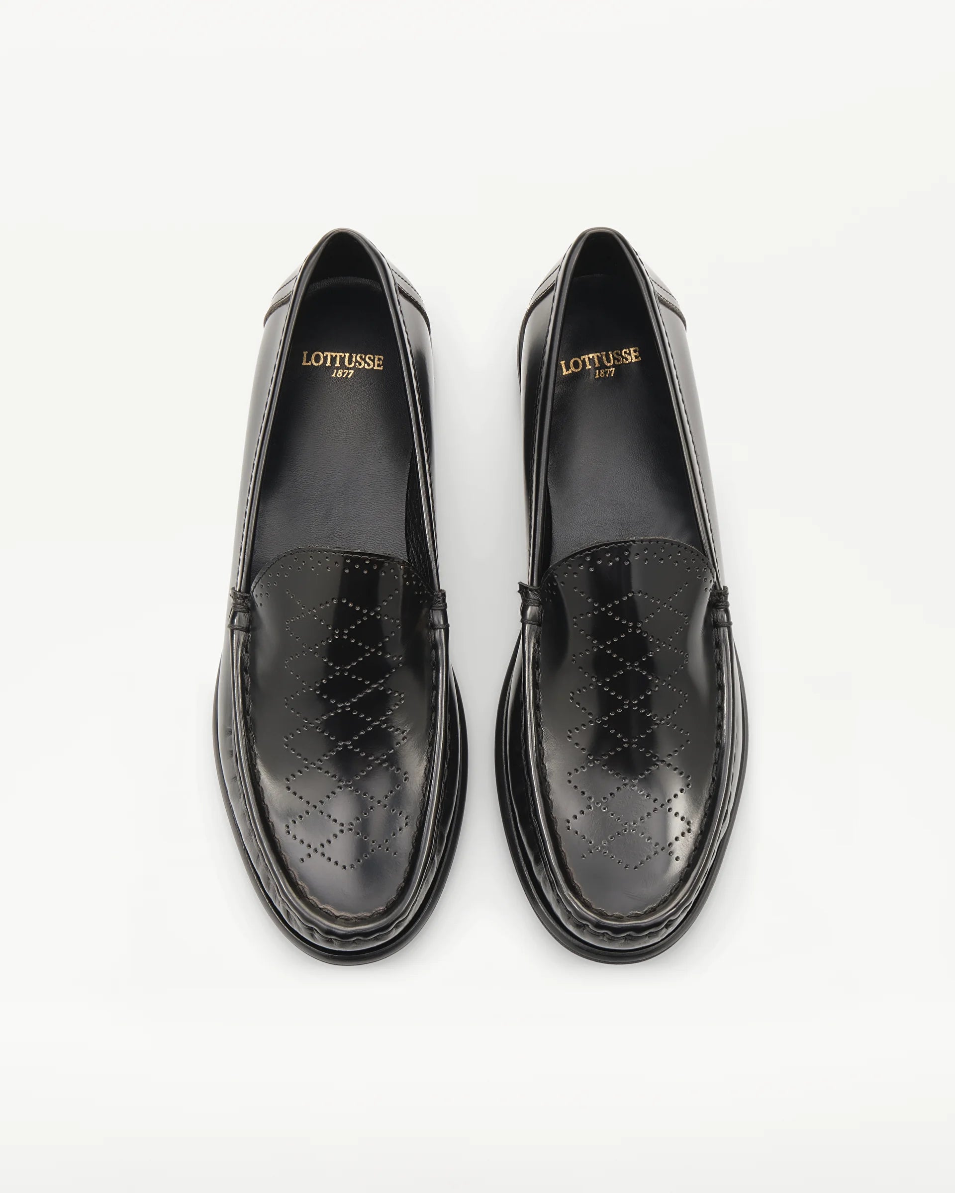 LOTTUSSE Mocasines LARA Vacuno Negro: black loafers for women