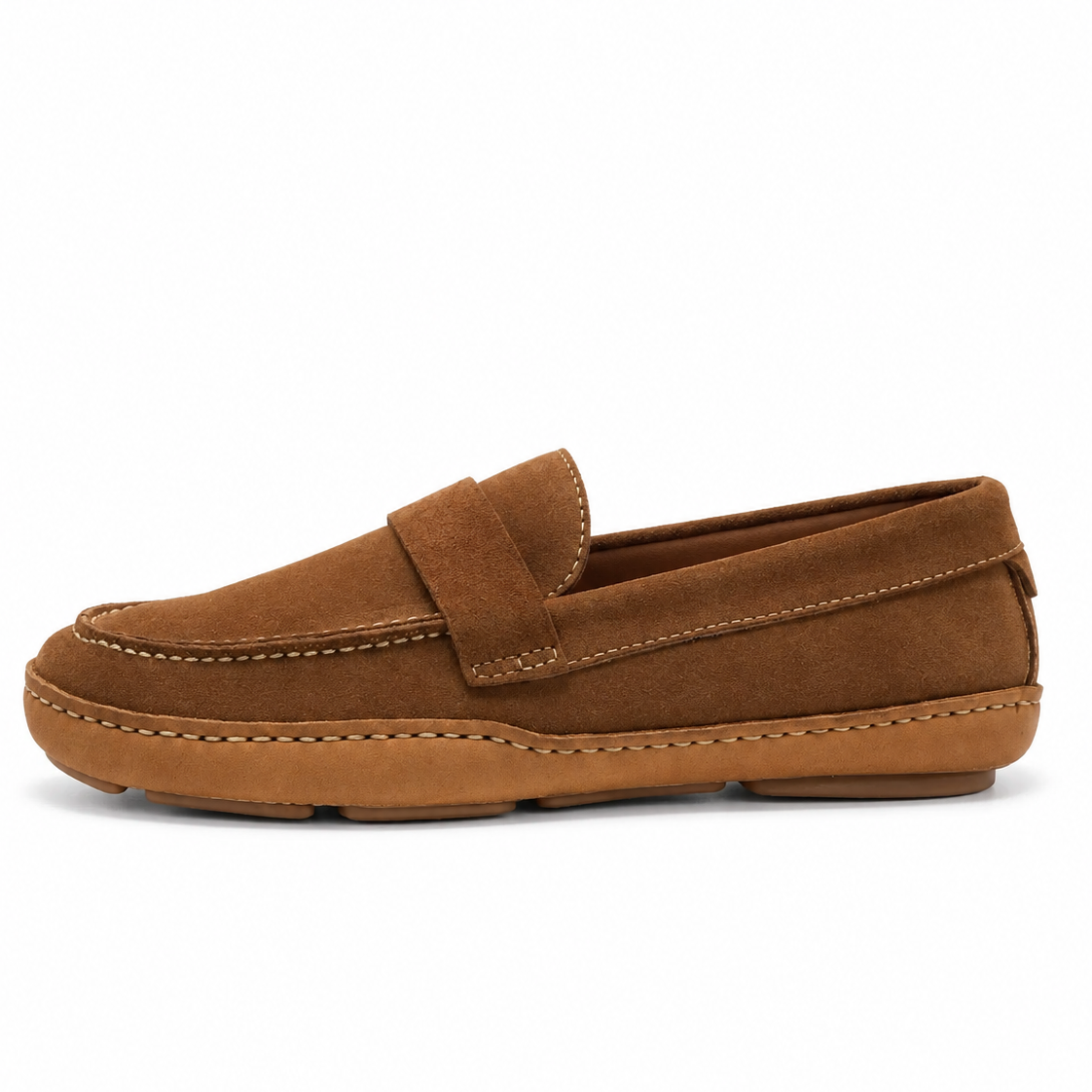LOTTUSSE LL07999 MOCA: brown loafers for men
