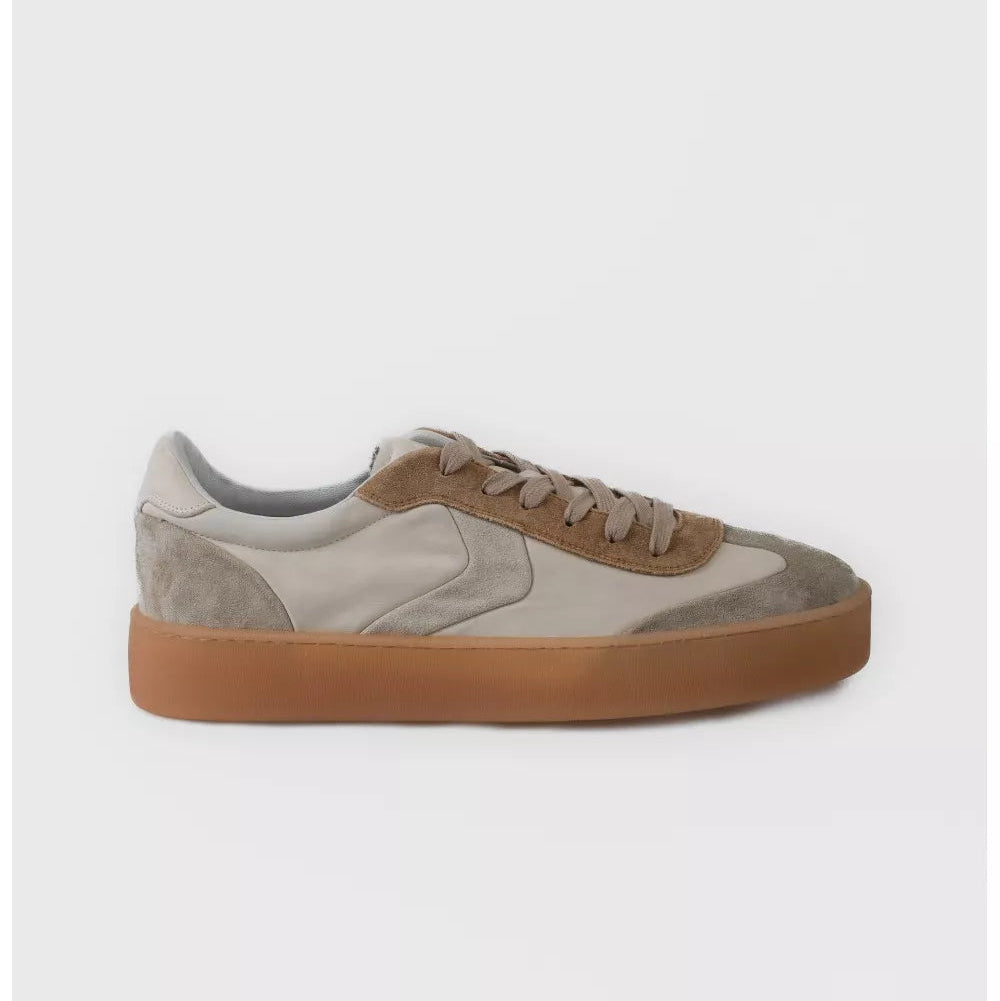 VOILE BLANCHE MIND 02: white trainers for men