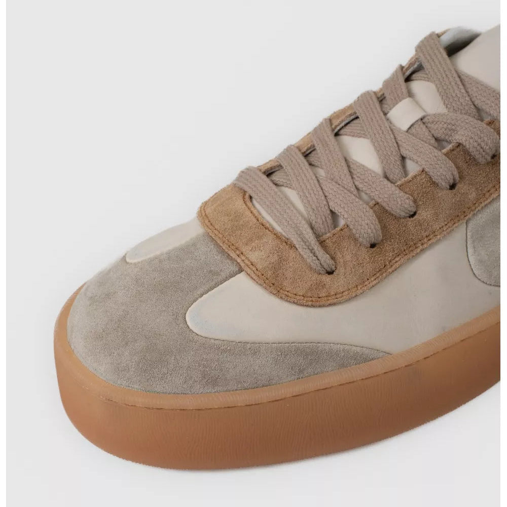 VOILE BLANCHE MIND 02: white trainers for men