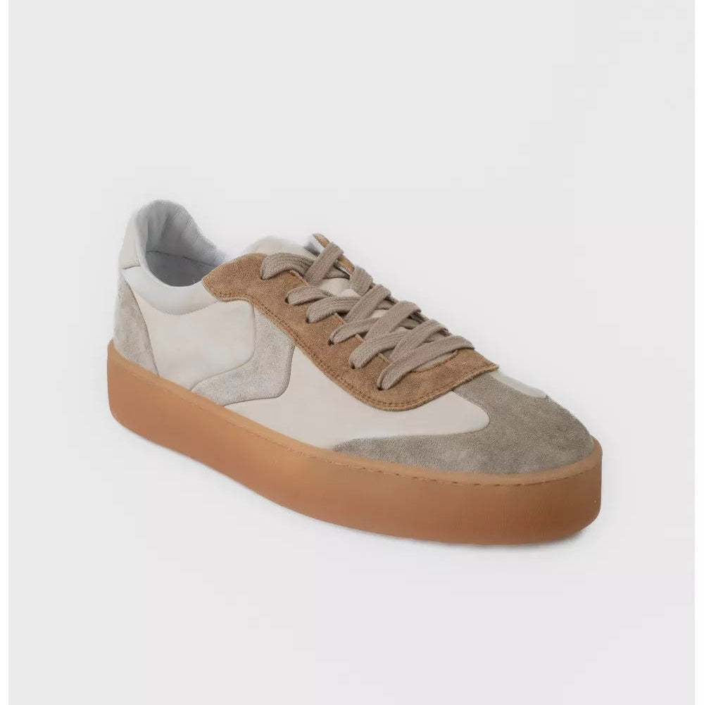 VOILE BLANCHE MIND 02: white trainers for men