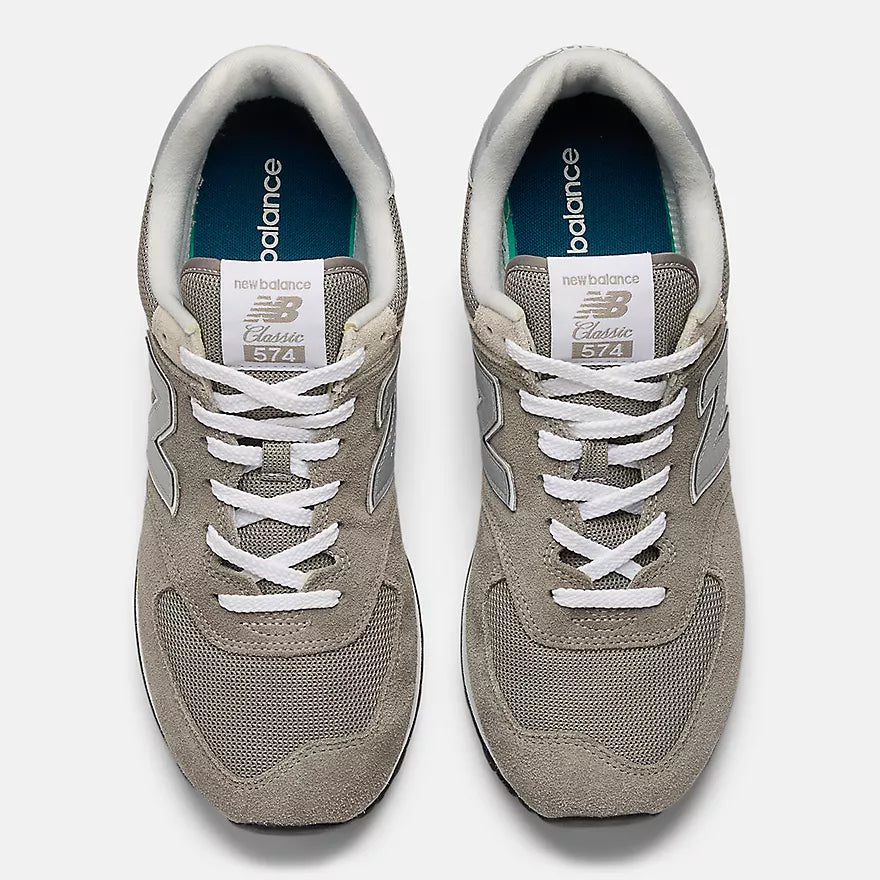 NEW BALANCE ML574EVG GREY: grey trainers for men