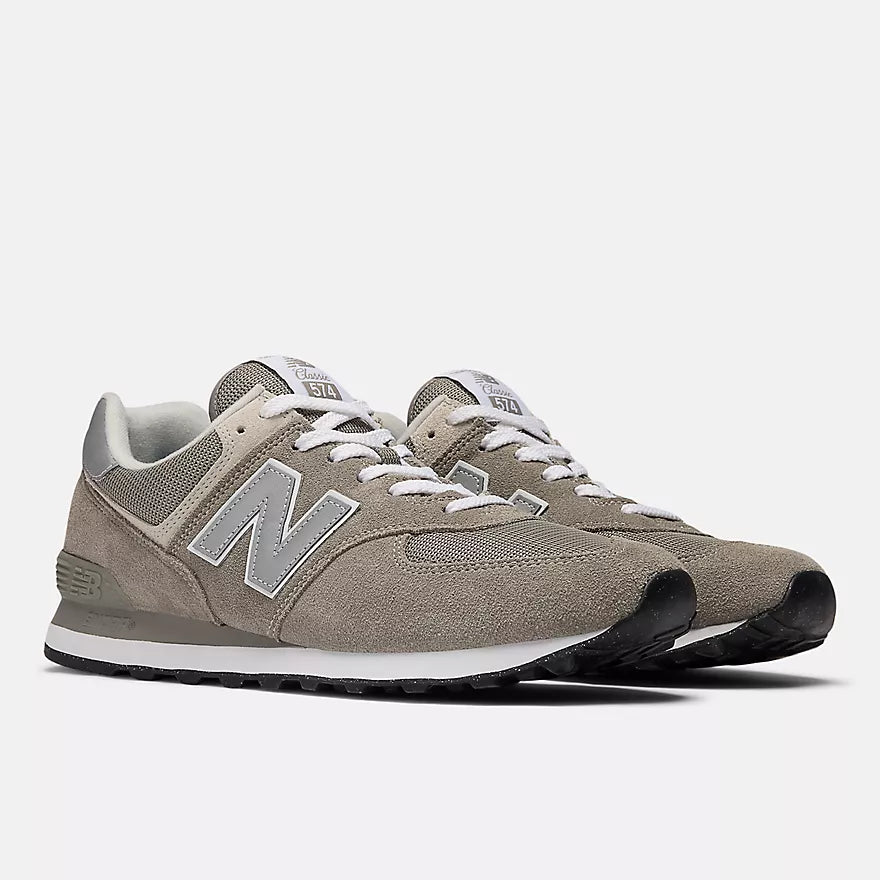 NEW BALANCE ML574EVG GREY: grey trainers for men