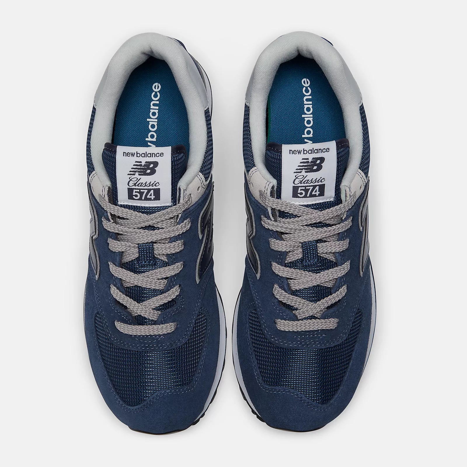 NEW BALANCE ML574EVN NAVY: blå sneakers til mænd