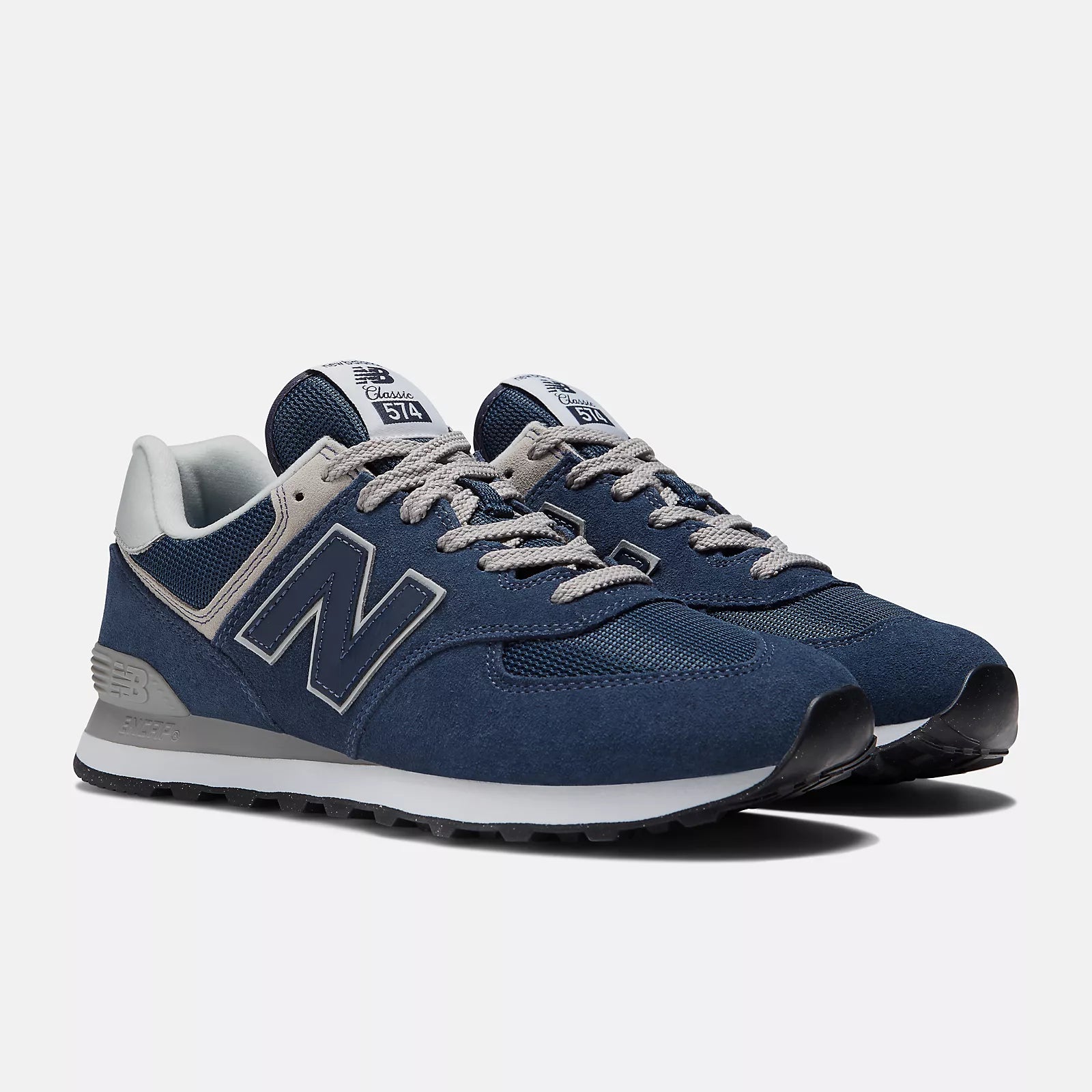 NEW BALANCE ML574EVN NAVY: blå sneakers til mænd