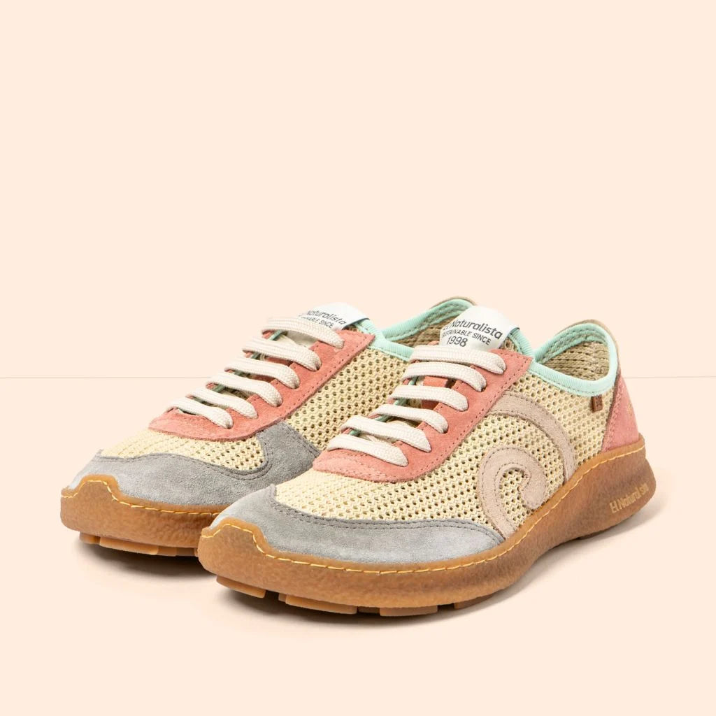 EL NATURALISTA N5435C Multi Material Candy/oroel: pink trainers unisex