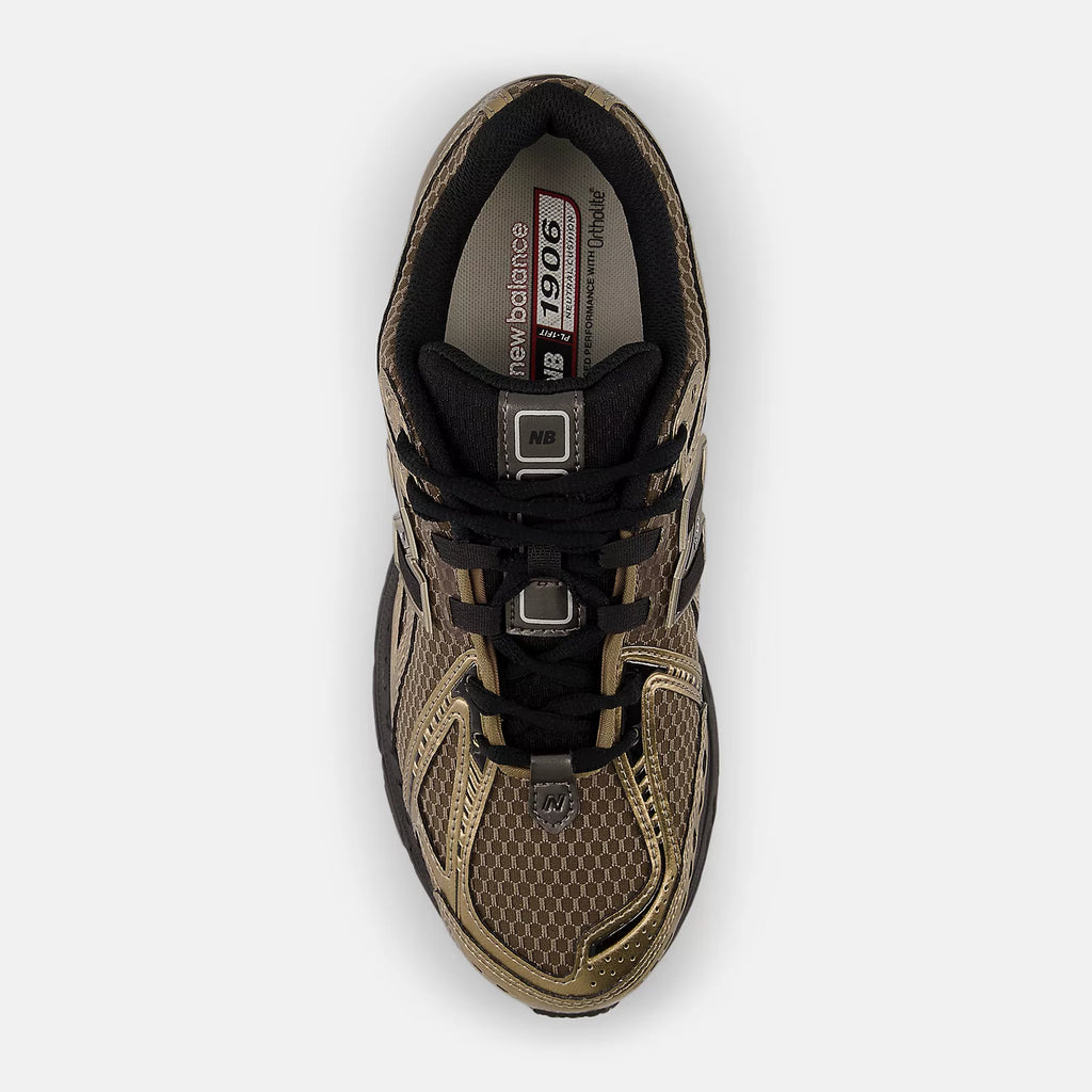 NEW BALANCE U1906RCJ Mushroom con Black y Black Metallic: daurat vambes per a dona