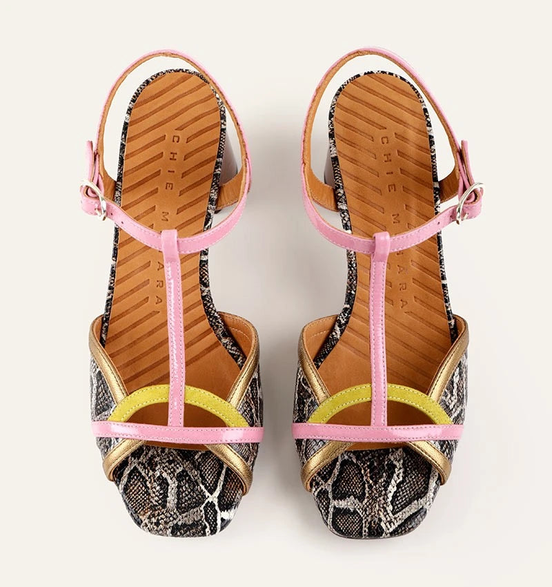 CHIE MIHARA | SANDALIAS | MUJER | RYEJO CASTAÑO | MARRÓN