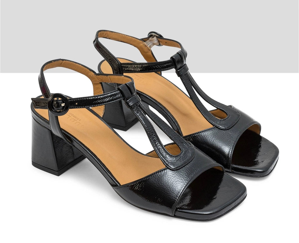 AUDLEY Palat: black sandals for women