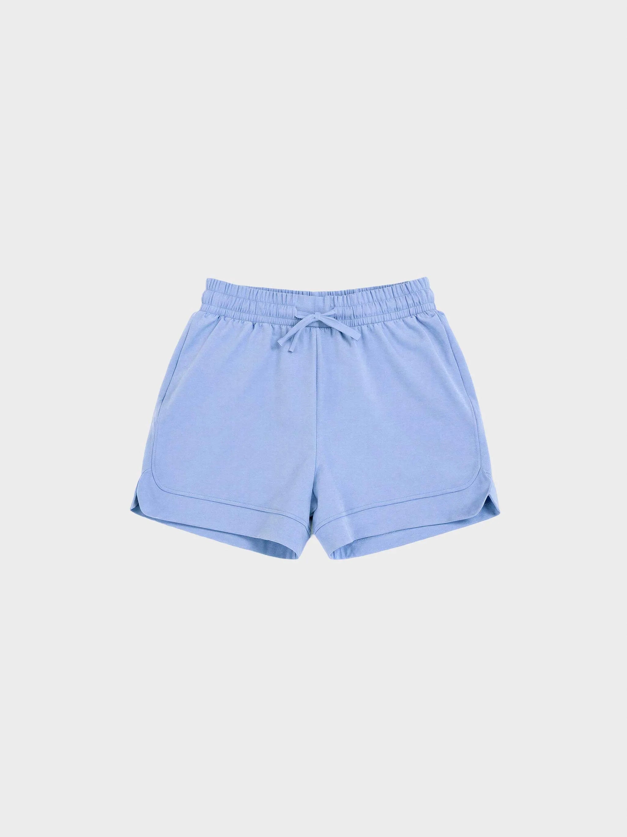 GISELA Short Celeste: blue trousers for women