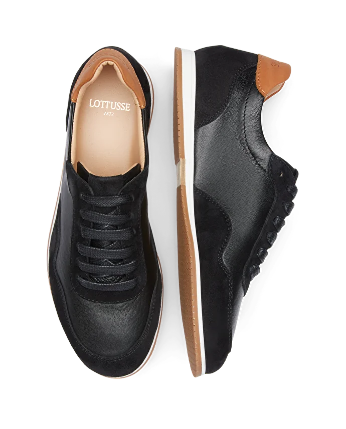 LOTTUSSE | SNEAKERS DE VESTIR | MUJER | SNEAKERS MANCOR | NEGRO