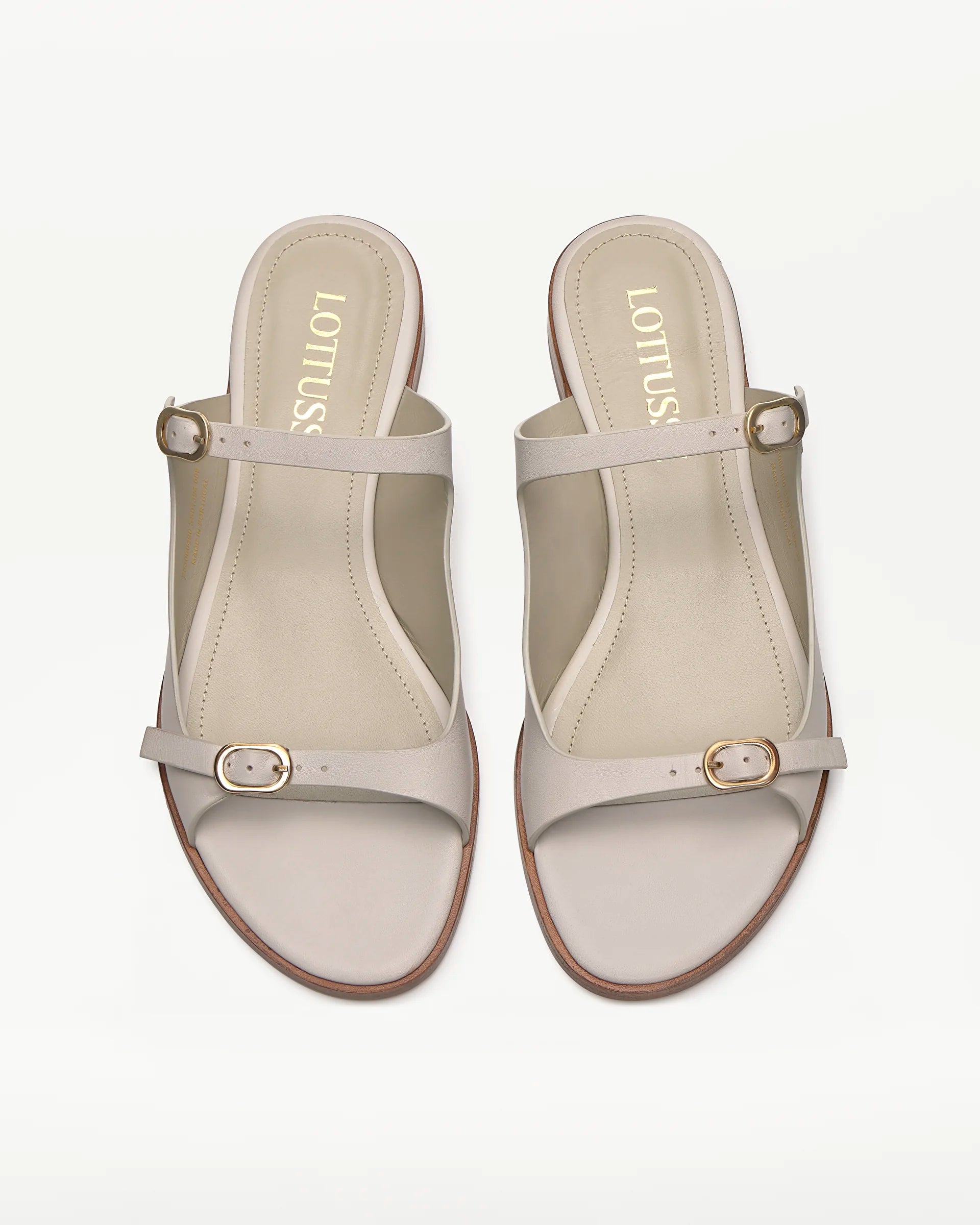 LOTTUSSE SS01394 BONE: beige sandals for women