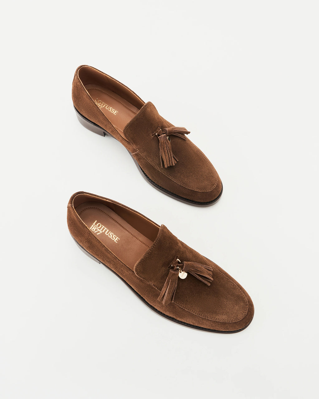 LOTTUSSE PINA Camoscio Marrone: brown shoes for women