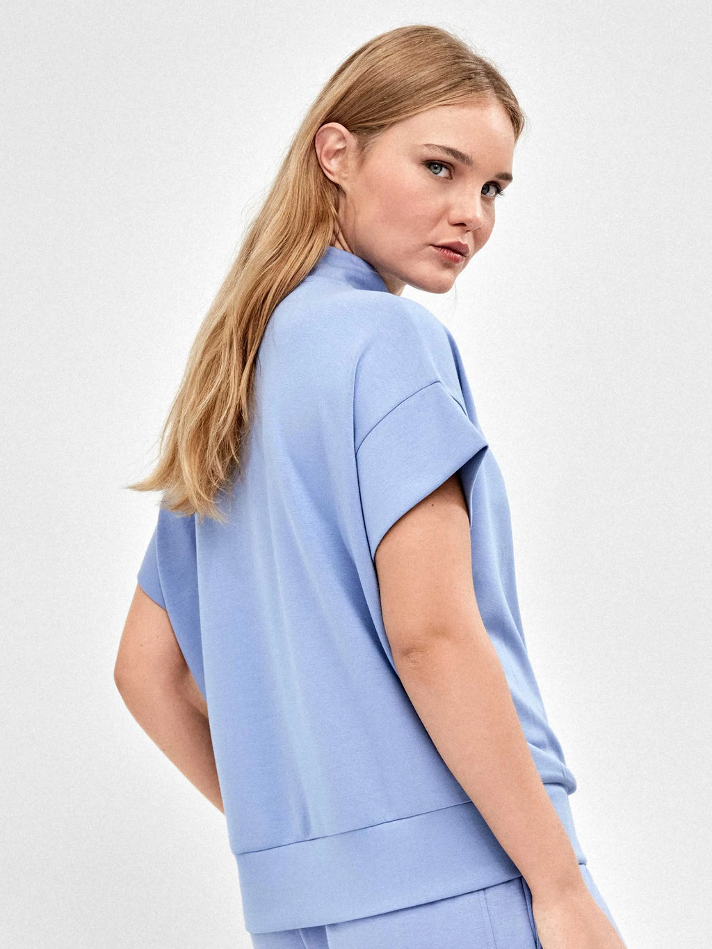 GISELA Sudadera Celeste: blau sweatshirts per a dona