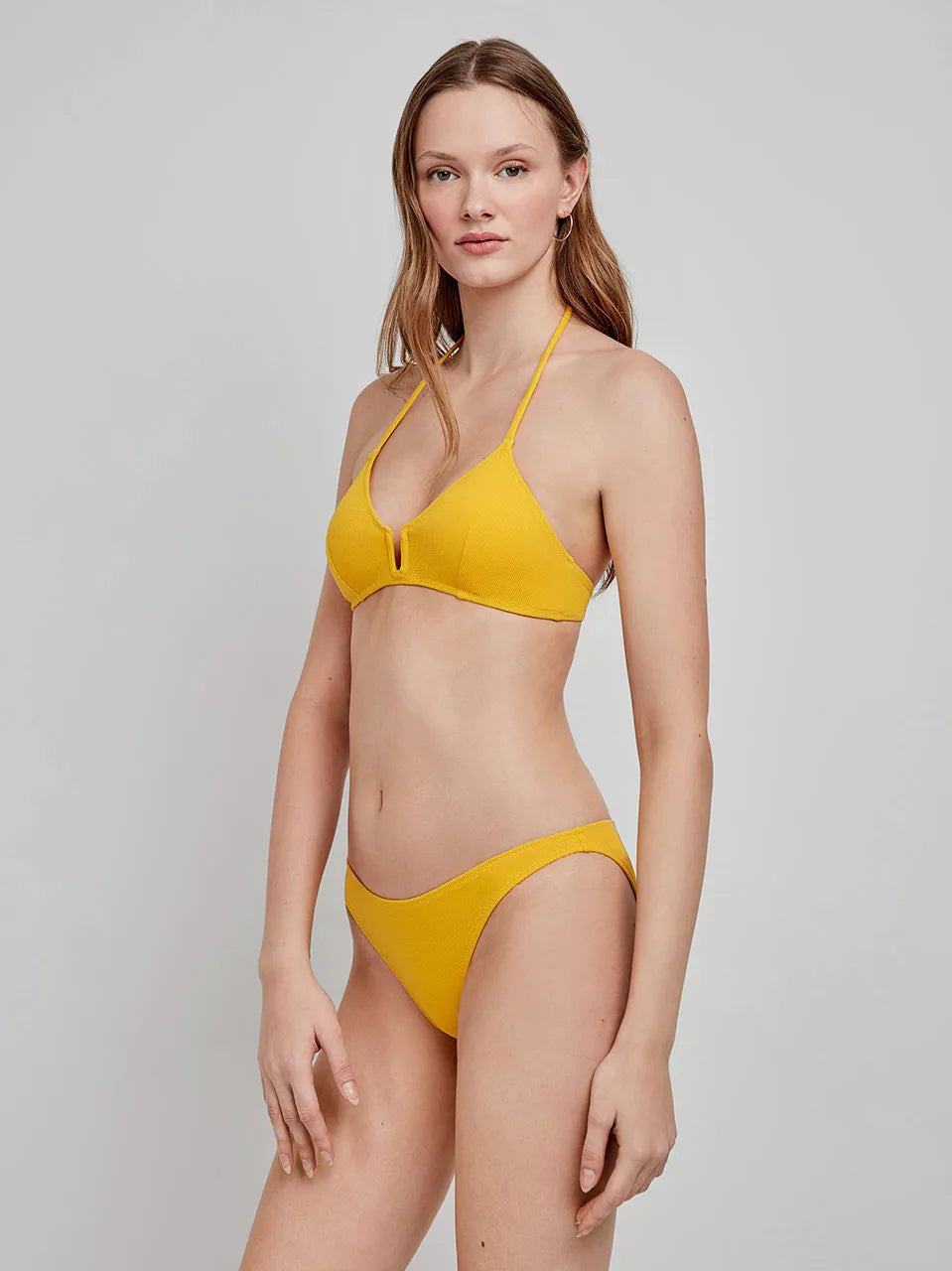 GISELA | BAÑADORES | MUJER | SUJETADOR FOAM EXTRAIBLE AMARILLO | AMARILLO