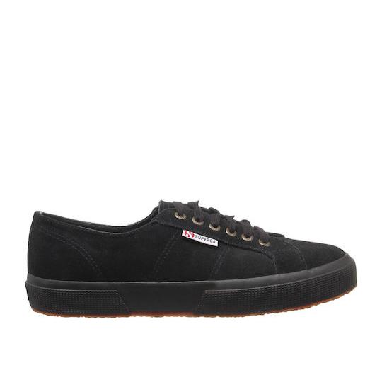 SUPERGA 2750 Suede Black: черный кроссовки унисекс