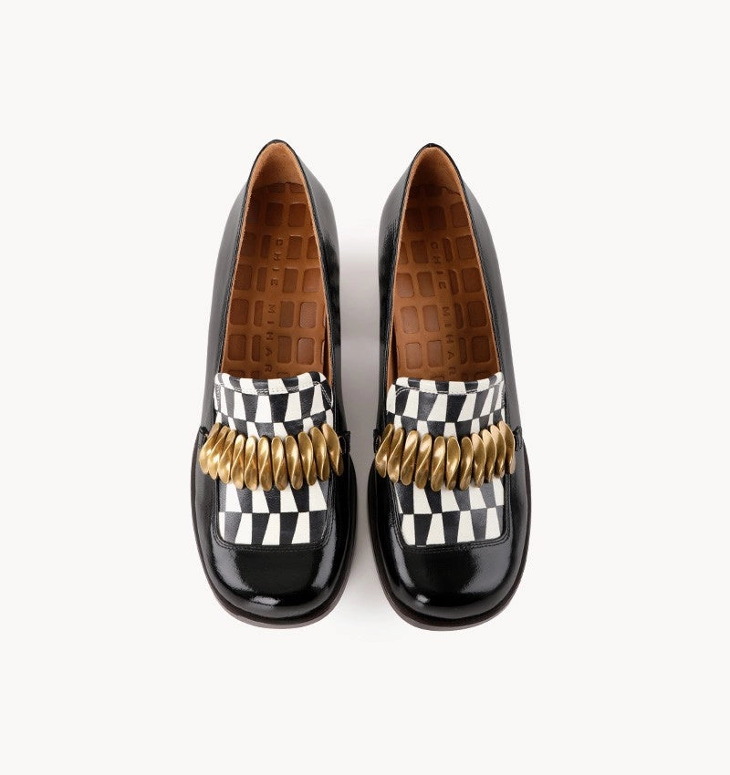 CHIE MIHARA | ZAPATOS DE VESTIR | MUJER | TIBRO SUCRE NEGRO | NEGRO