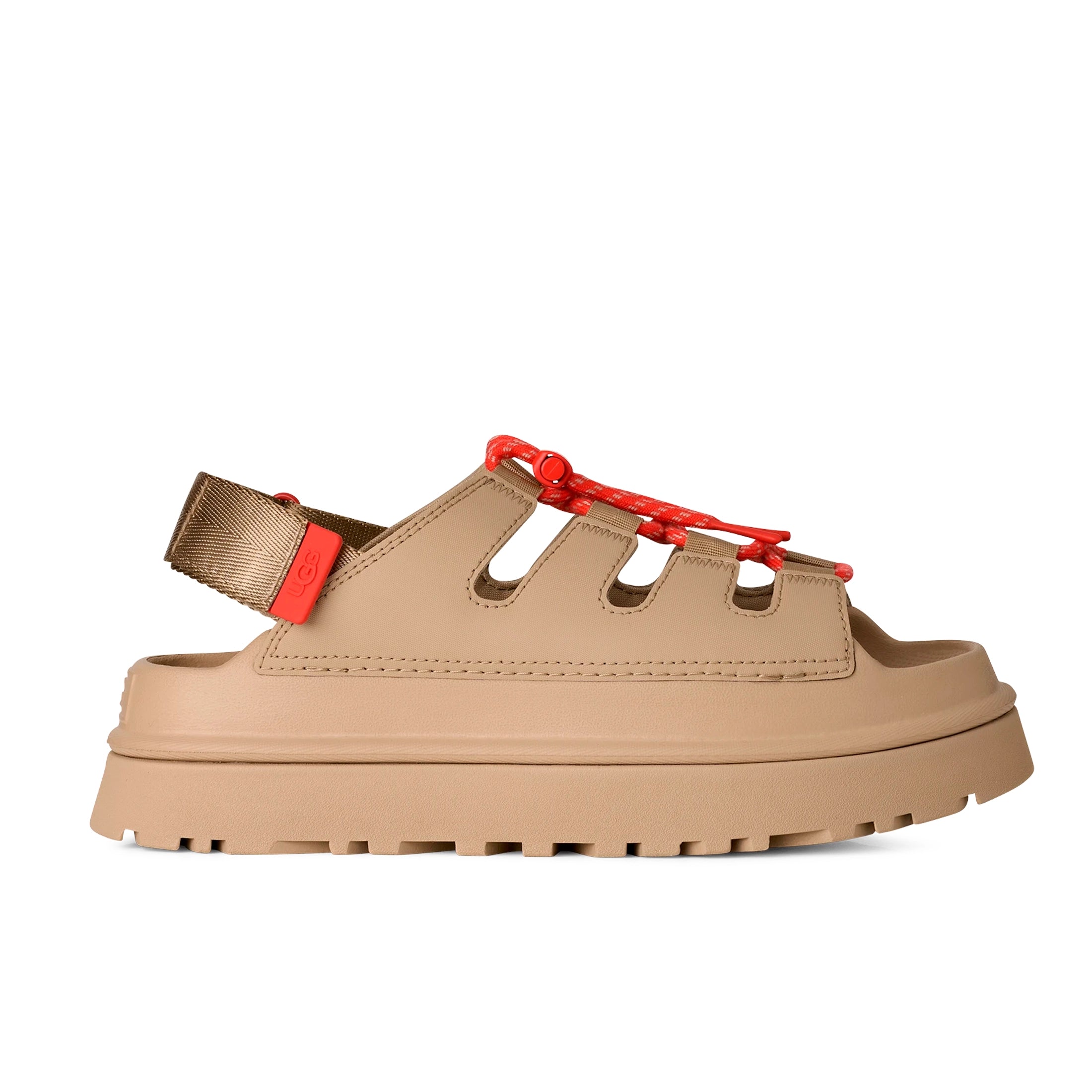 UGG W Goldenglow Toggle Mustard SEED: beige sandals for women