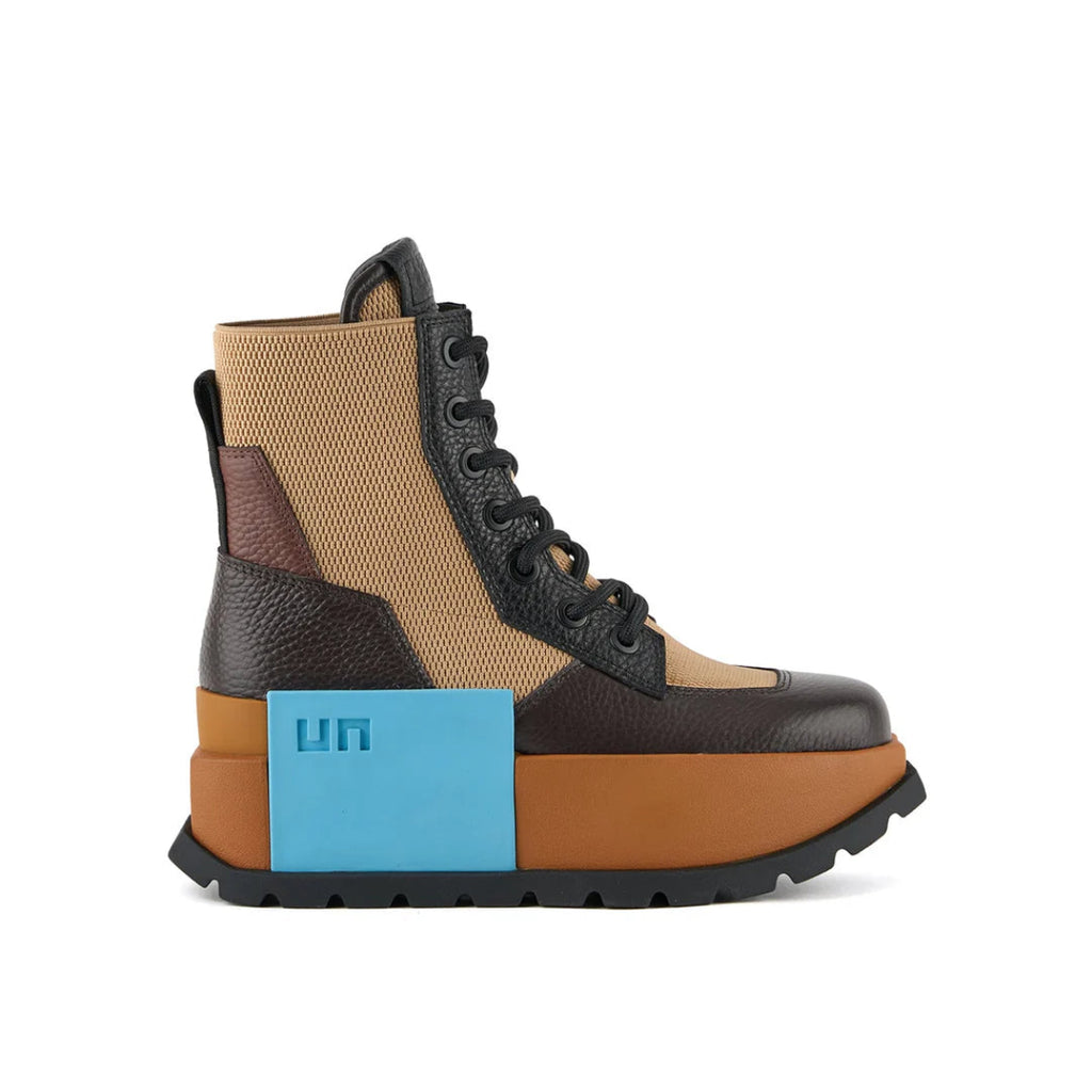UNITED NUDE ROKO Trooper Coffee MIX: marró botins per a dona