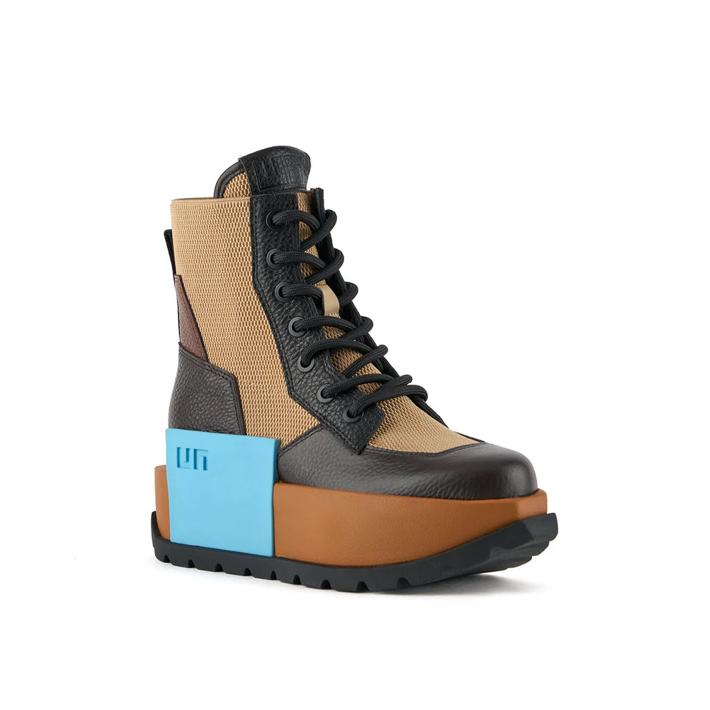 UNITED NUDE ROKO Trooper: brown ankle boots for women