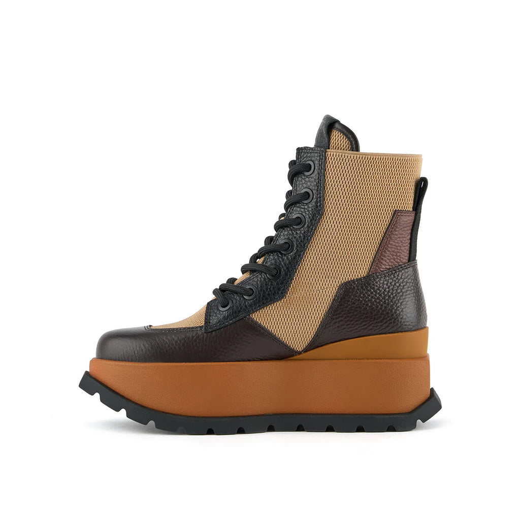 UNITED NUDE ROKO Trooper Coffee MIX: marró botins per a dona