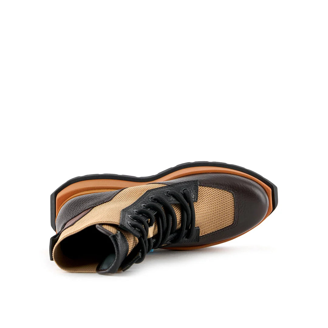 UNITED NUDE ROKO Trooper: brown ankle boots for women